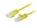 Patchcord kat. 5E UTP 1,5m żółty fluke passed 10-pack