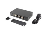 Switch RSGE-16 16x 1Gb некерований гігабітний Ethernet RACK 10"/19"