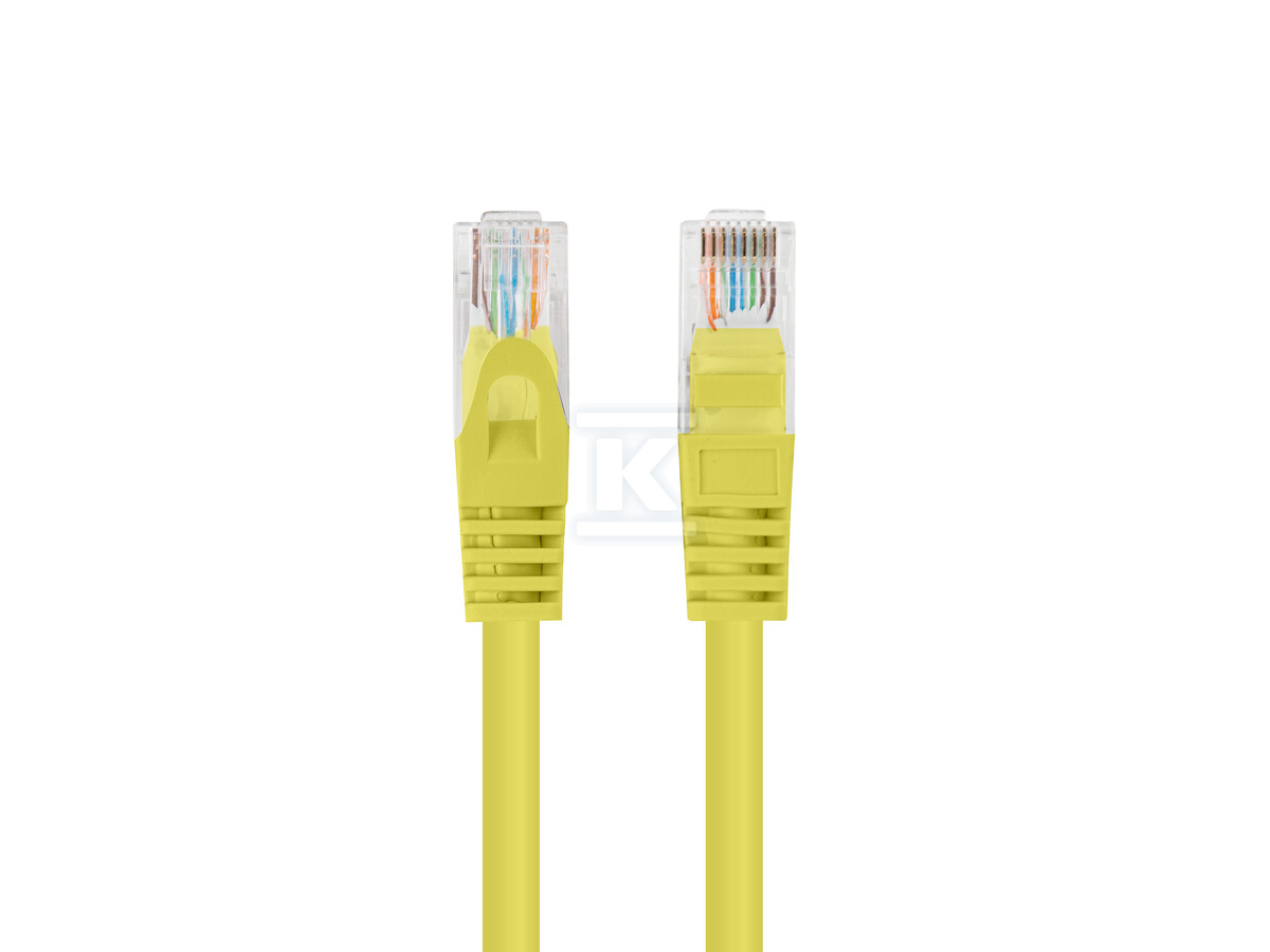 Patchcord kat. 6 UTP 2m żółty fluke - PCU6-20CC-0200-Y