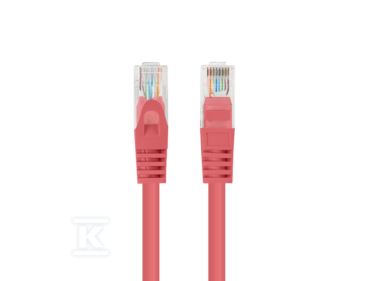 Patchcord kat. 6 UTP 1,5m czerwony - PCU6-20CC-0150-R