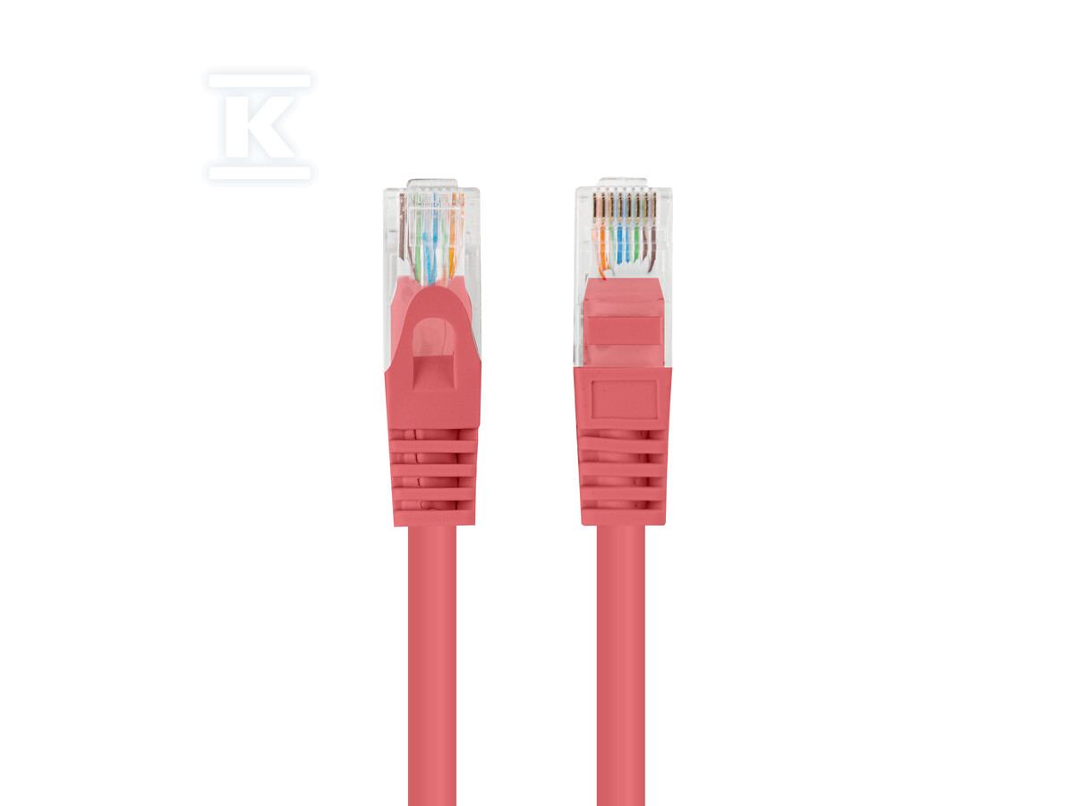 Patchcord kat. 6 UTP 3m czerwony fluke - PCU6-20CC-0300-R