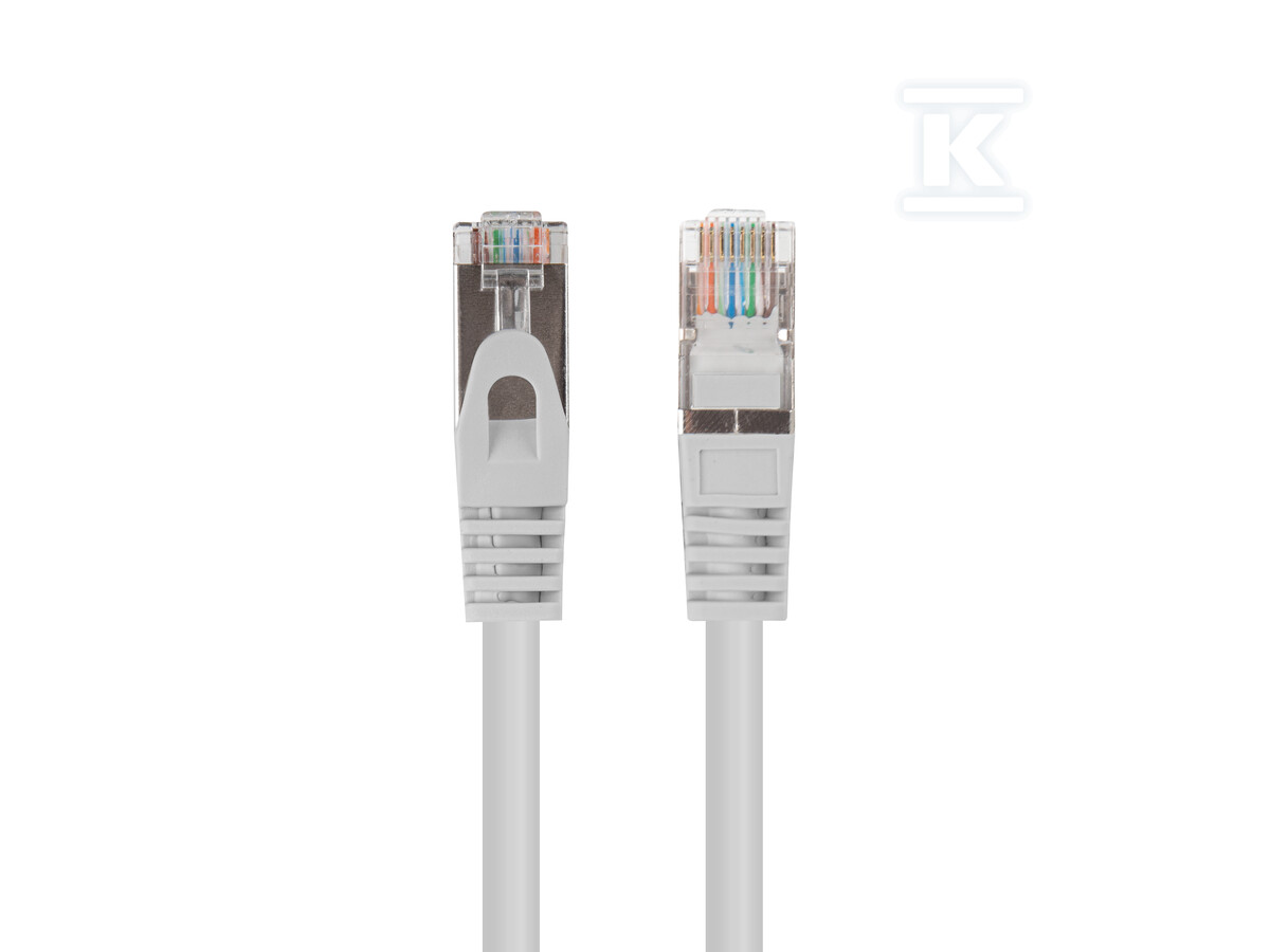 Patchcord kat. 6 FTP 0,5m szary fluke - PCF6-20CC-0050-S