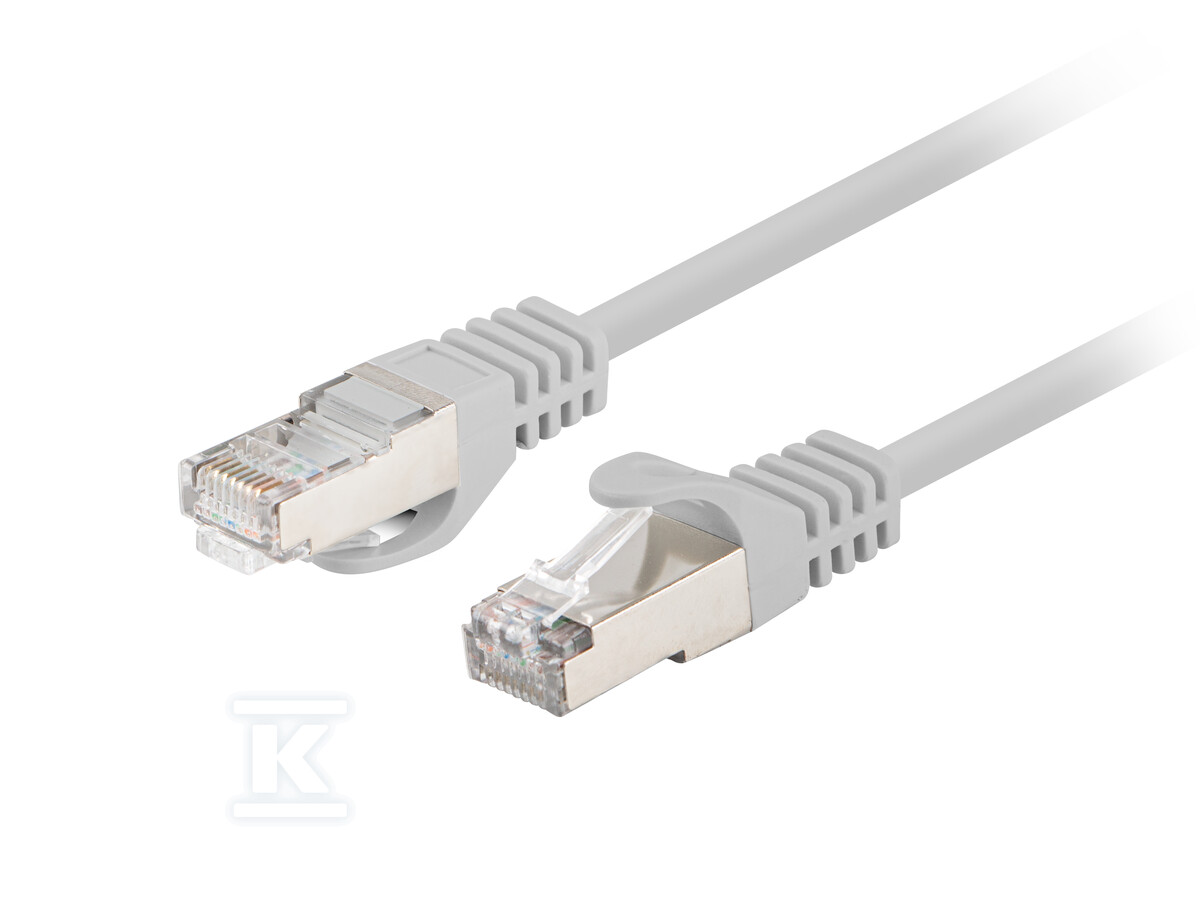 Patchcord kat. 6 FTP 0,5m szary fluke - PCF6-20CC-0050-S