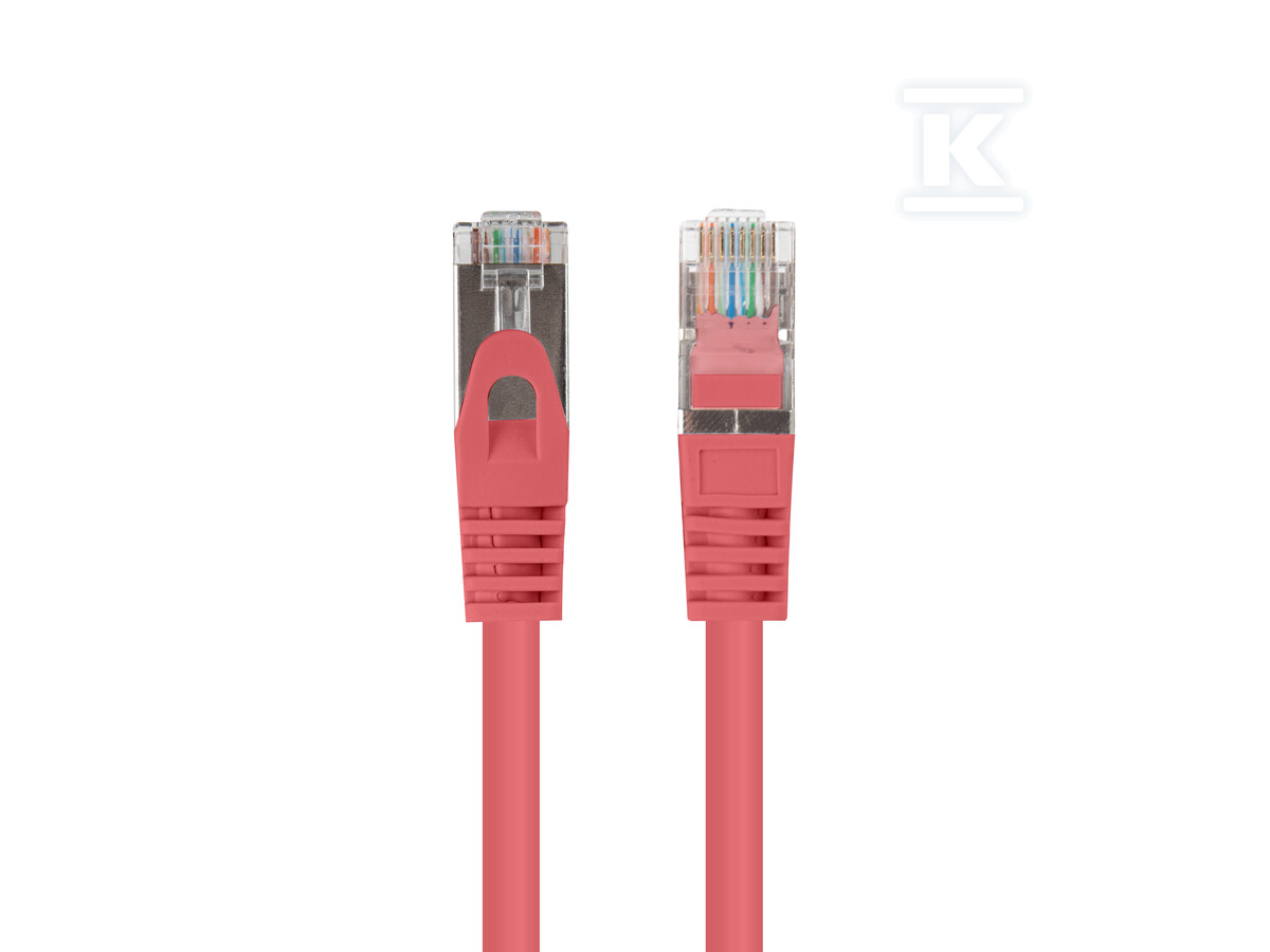 Patchcord kat. 6 FTP 0,5m czerwony - PCF6-20CC-0050-R