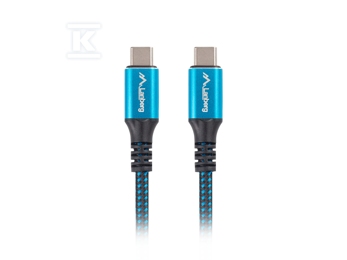Kabel USB-C M/M USB4 0,5m 100 W 8K 30Hz - CA-CMCM-45CU-0005-BK