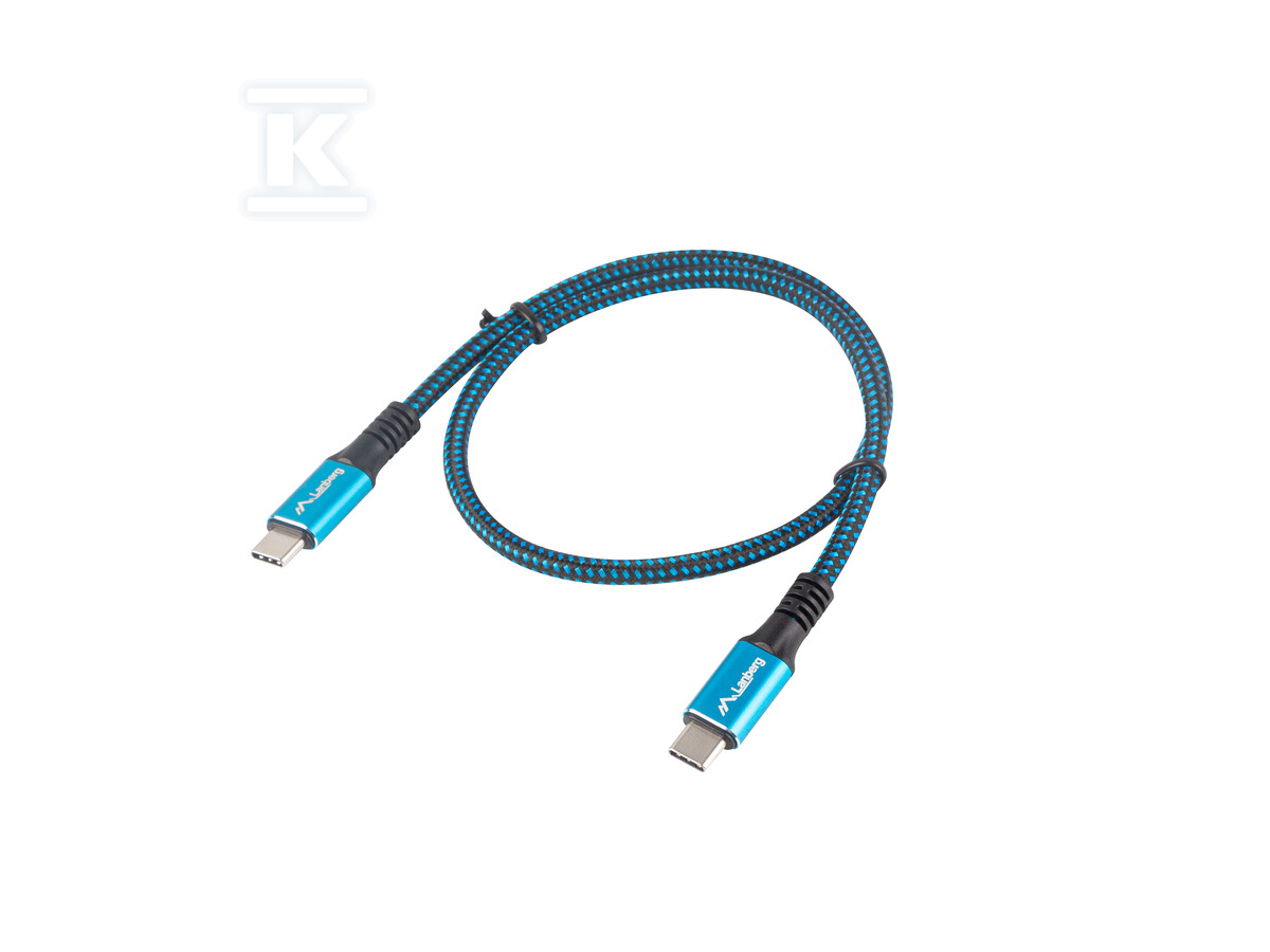 Kabel USB-C M/M USB4 0,5m 100 W 8K 30Hz - CA-CMCM-45CU-0005-BK