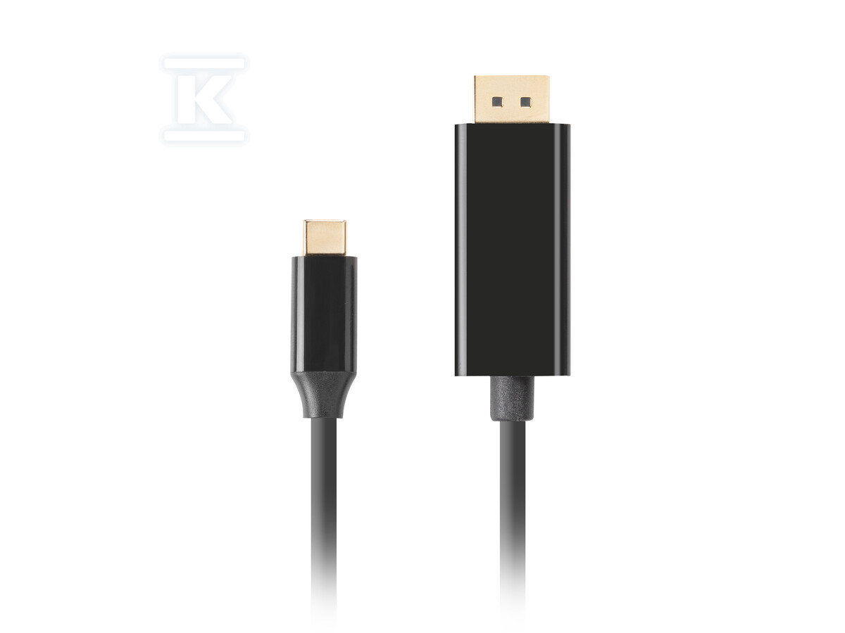 Кабель USB-C(м)->DisplayPort(м) 0,5м 4K - CA-CMDP-10CU-0005-BK