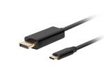 Кабель USB-C(м)->DisplayPort(м) 1,8м 4K 60Hz чорний