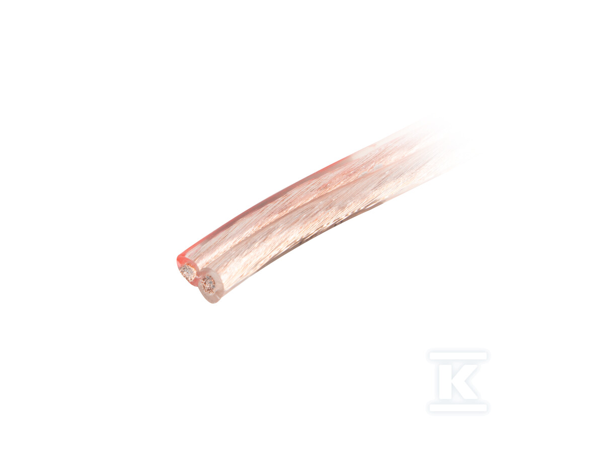 Kabel głośnikowy 2x4.0MM2 100m - SC-2X40-10CC-1000-TR