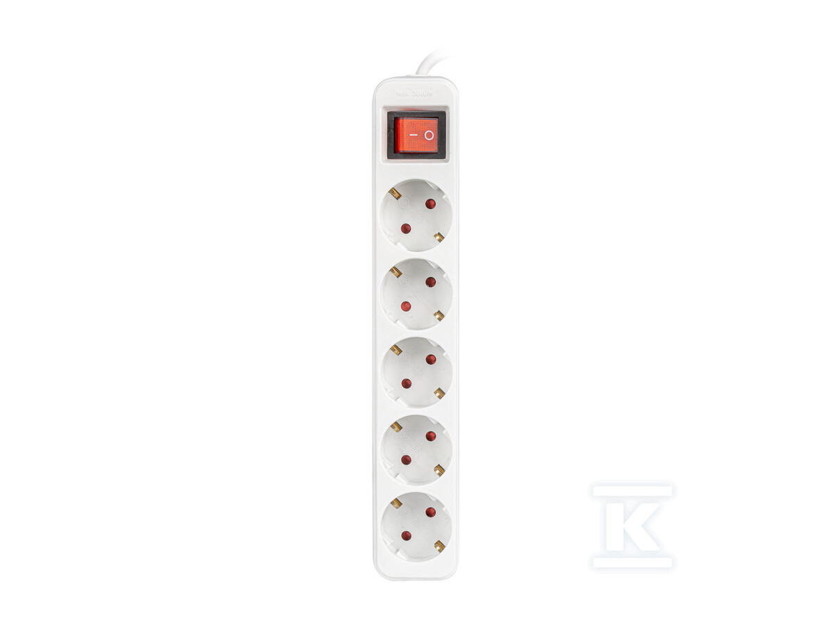 Подовжувач 1,5м 5x 230 V schuko з - PS1-05F-0150-W