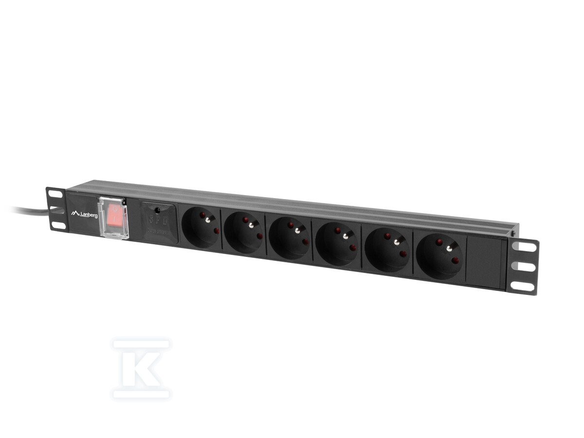 Розподільна колодка RACK PDU 19" 1U 16 - PDU-06E-0200-BK
