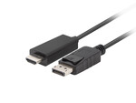 Кабель DisplayPort(ш) V1.1 ->HDMI(ш) 1,8м чорний