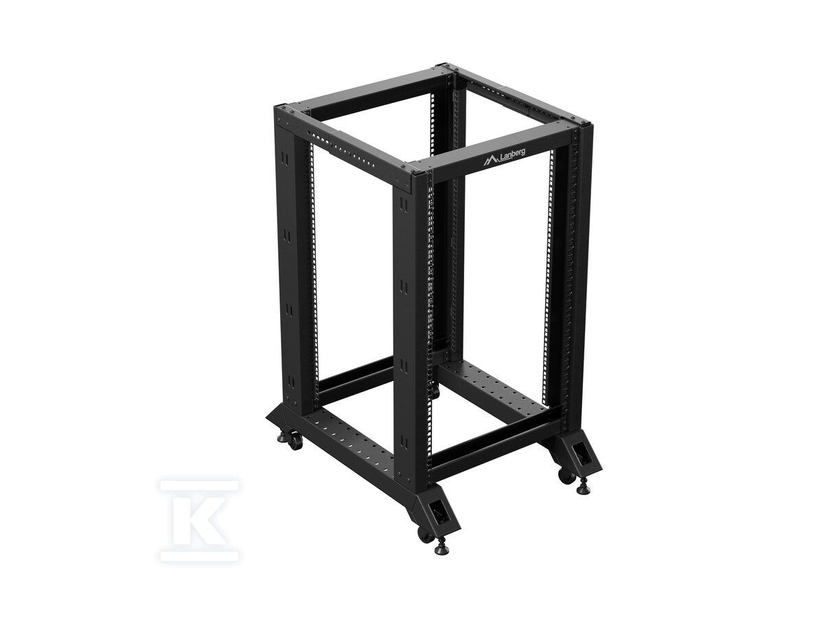 Open RACK 19" 18U 600x800 чорний - OR01-6818-B