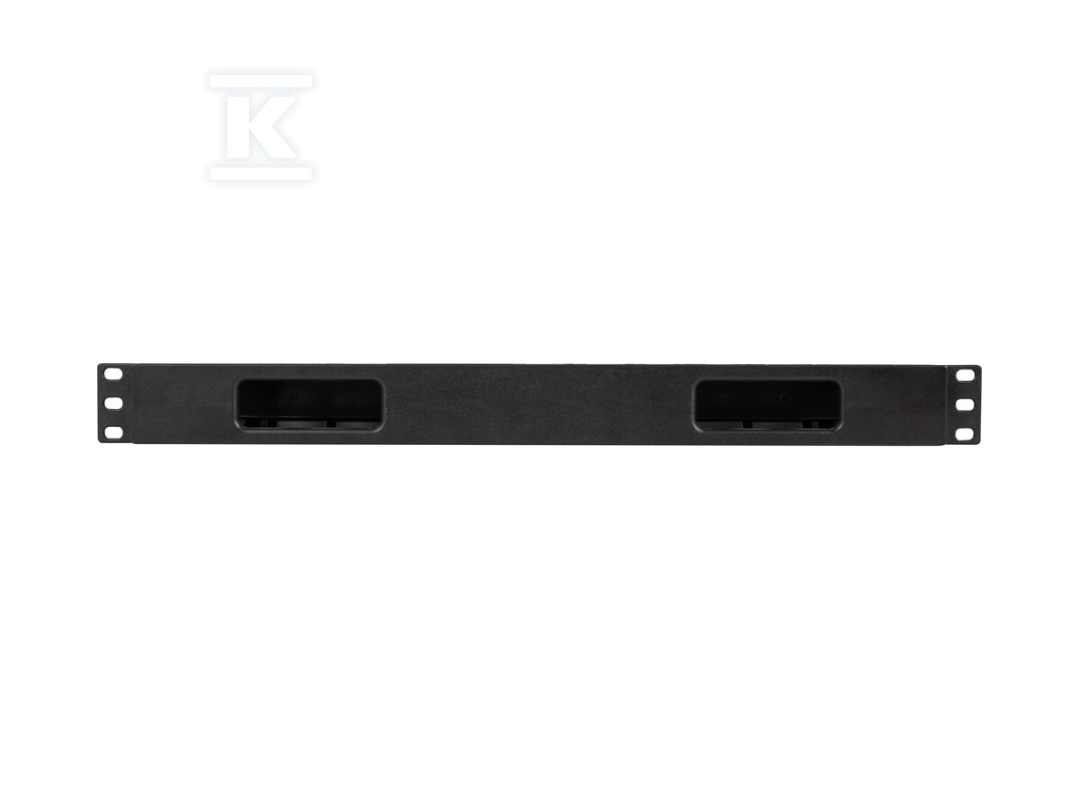 Organizer kabli 19" 1U plastikowy z - AK-1703-B