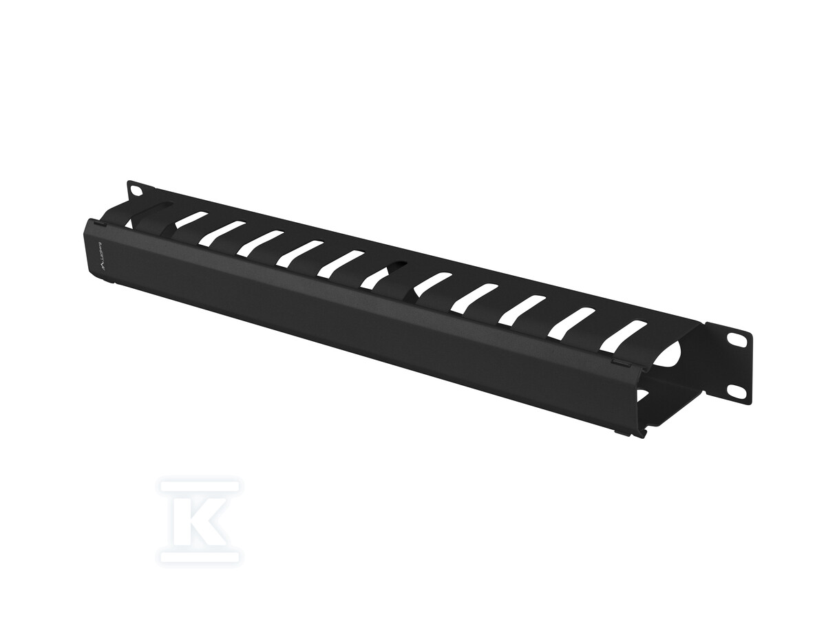 Organizer kabli 19" 1U z zaślepką typ A - AK-1704-B