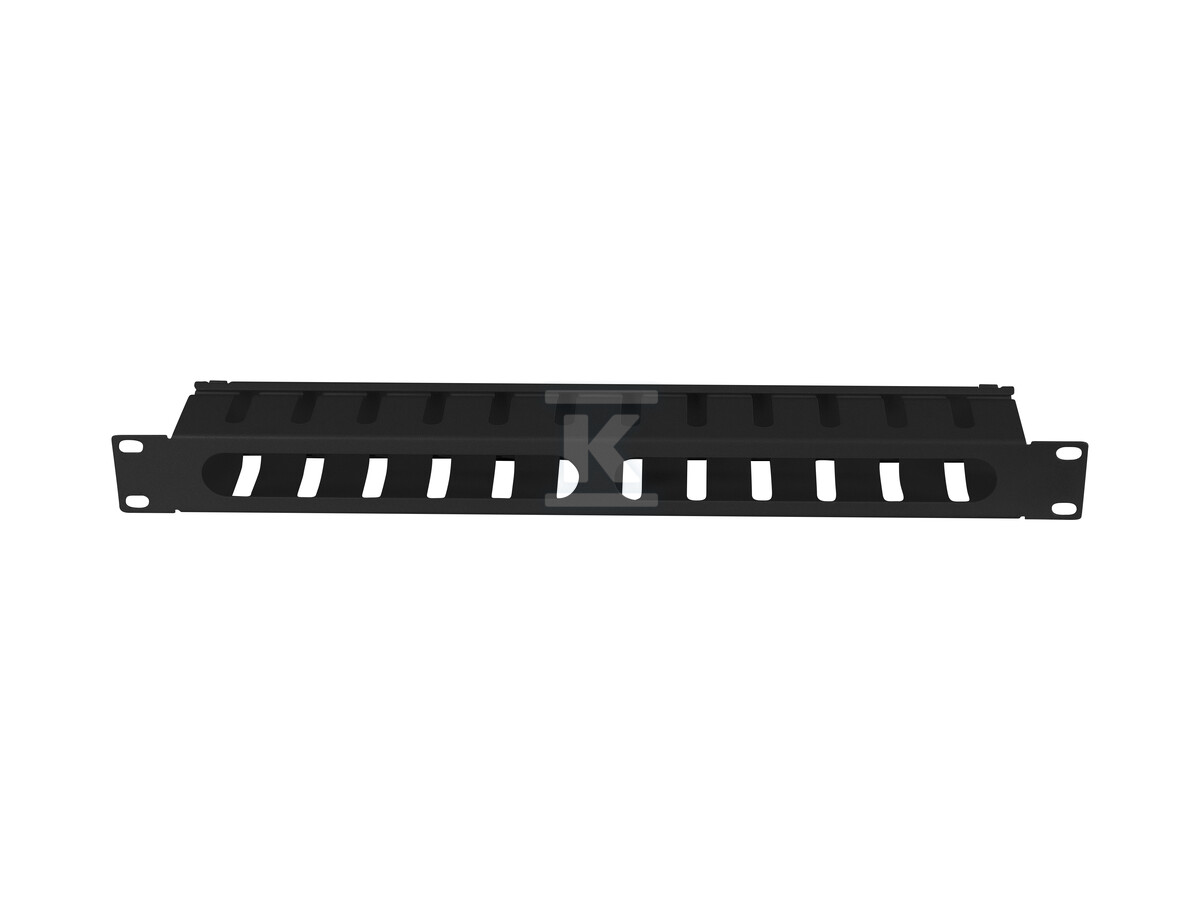 Organizer kabli 19" 1U z zaślepką typ A - AK-1704-B