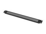 Заглушка для шаф 19" 1U перфорована чорна