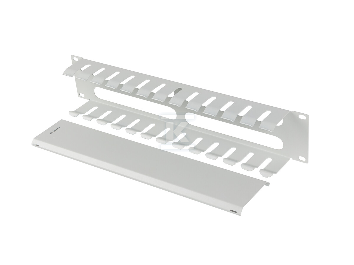 Органайзер кабелів 19" 2U із заглушкою - AK-1705-S