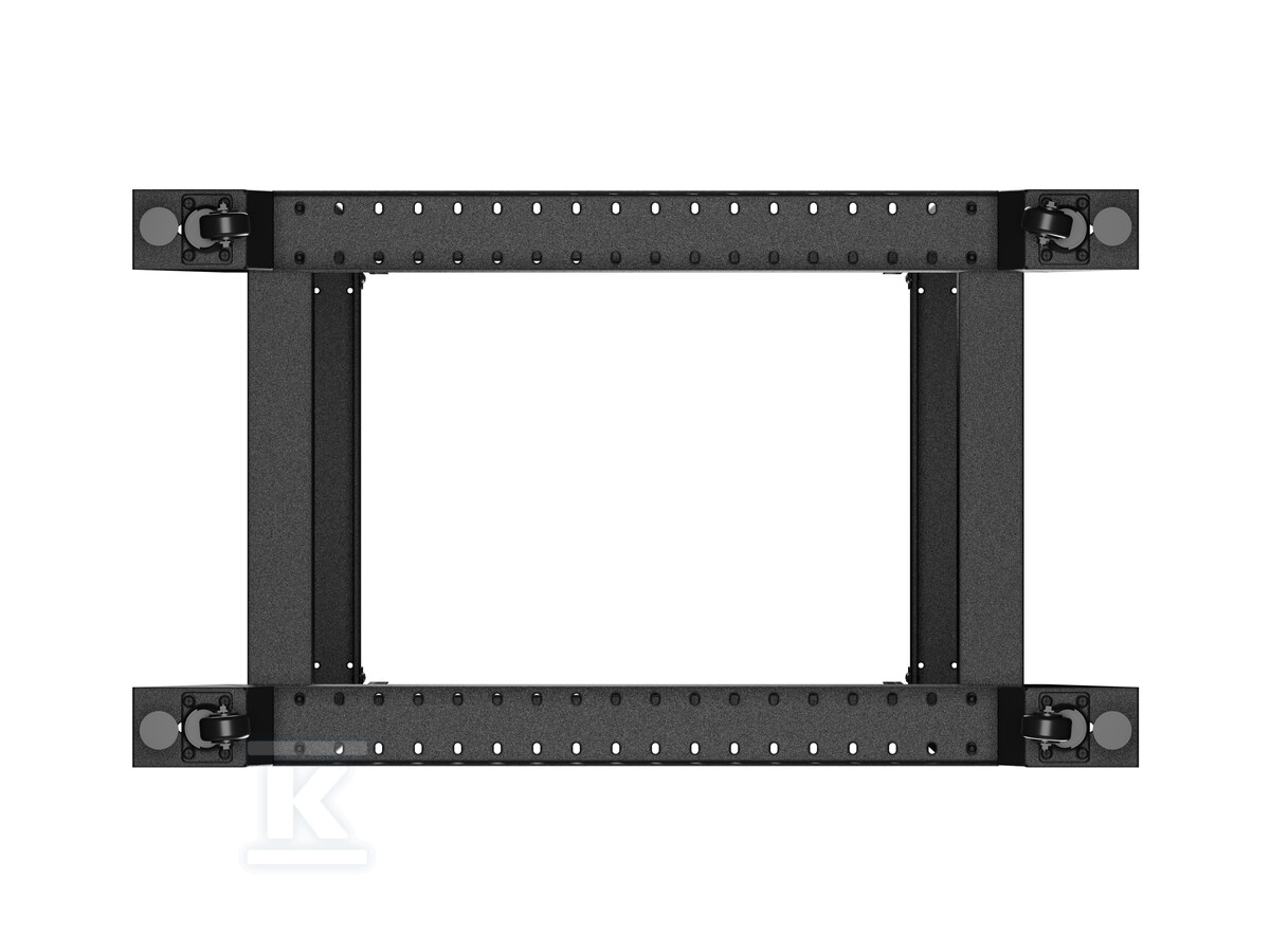Open RACK 19" 22U 600x1000 чорний - OR01-6022-B