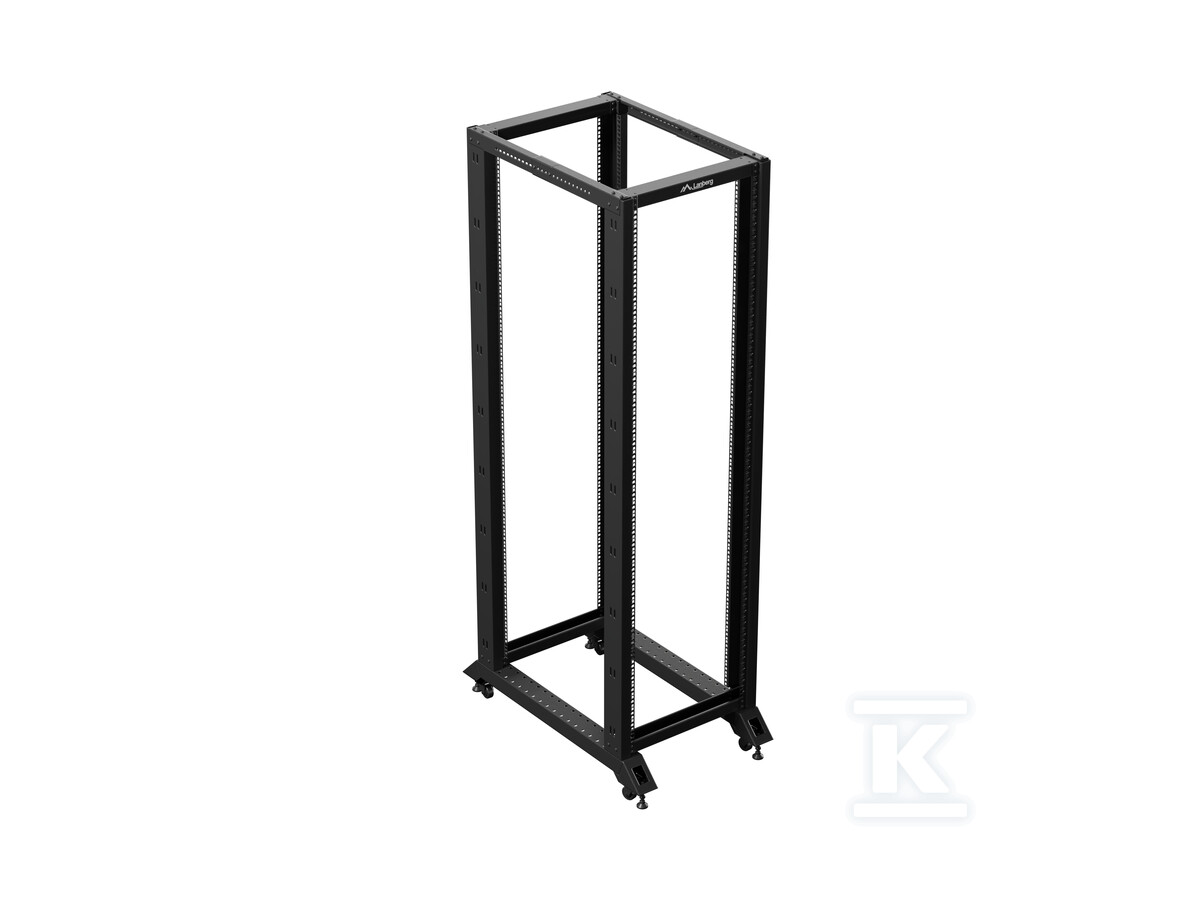 Open RACK 19" 42U 600x1000 чорний - OR01-6042-B