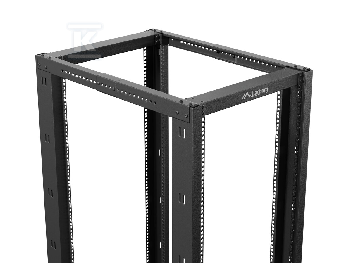 Open RACK 19" 42U 600x1000 чорний - OR01-6042-B