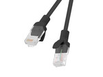 Patchcord kat. 5E UTP 5m czarny box fluke passed