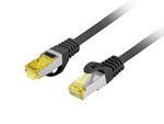 Патч-корд кат. 6A S/FTP LSZH CU 5м чорний, протестований Fluke