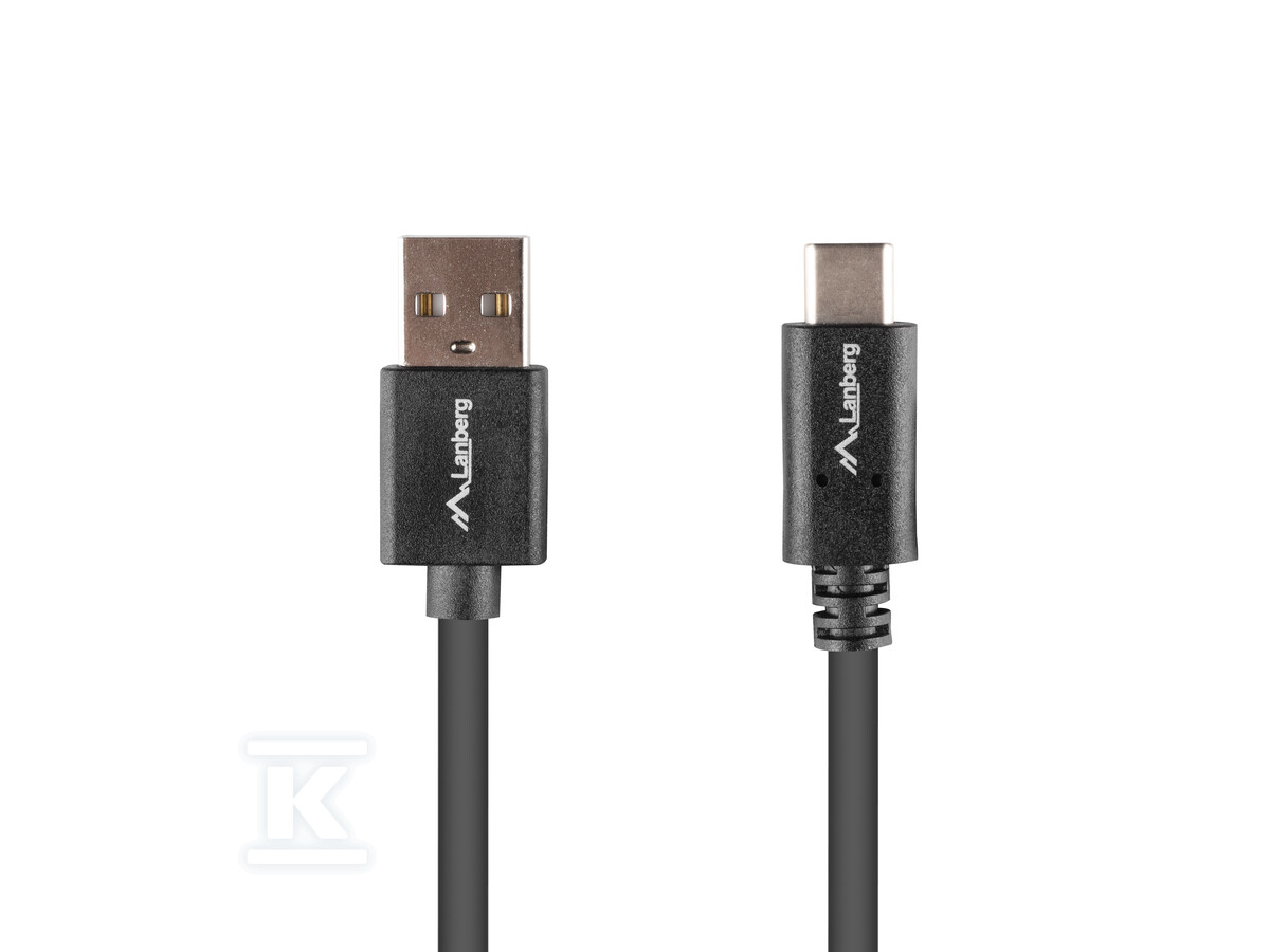 Кабель USB-C(м)->USB-A(м) 2.0 1,8м - CA-USBO-15CU-0018-BK