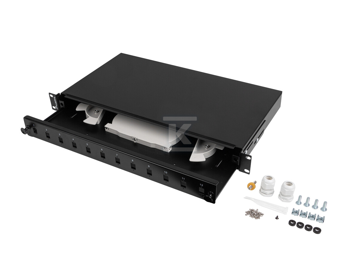 Оптична патч-панель 12xSC simplex / - FOP1-12SS-LDB