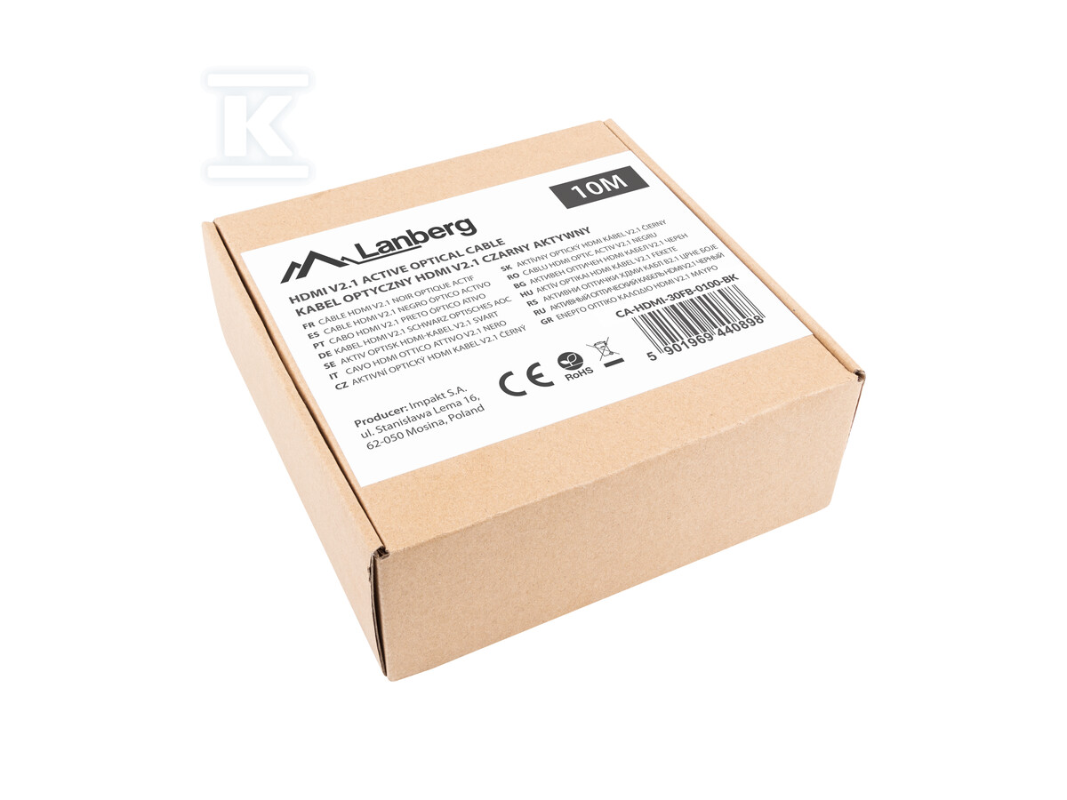 Кабель HDMI M/M V2.1 10м 8K чорний - CA-HDMI-30FB-0100-BK
