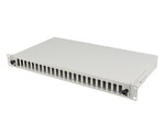 Оптична патч-панель 24xSC duplex / 24xLC quad RACK 19" 1U сіра + аксесуари