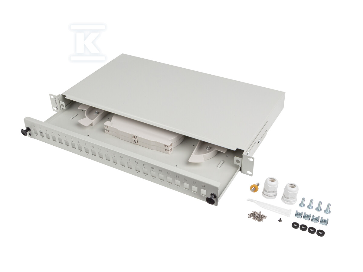 Оптична патч-панель 24xSC simplex / - FOP1-24SS-LDS