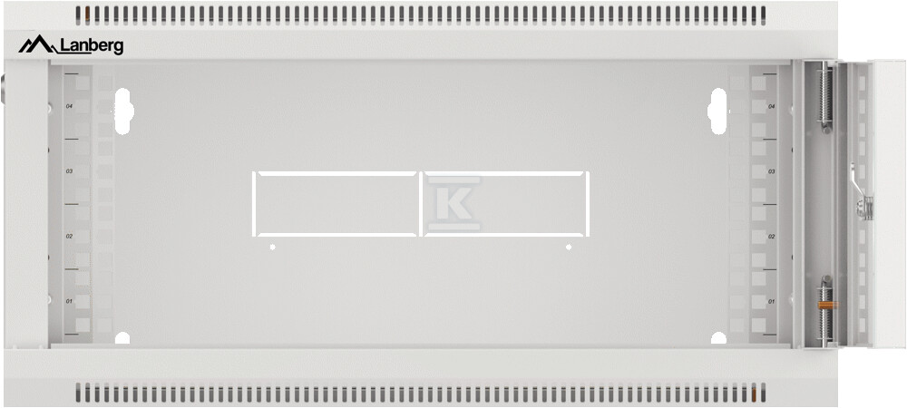 Шафа інсталяційна RACK настінна 19" 4U - WAFA-5604-10S