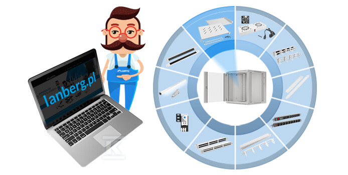 Шафа інсталяційна RACK настінна 19" 4U - WAFA-5604-10S