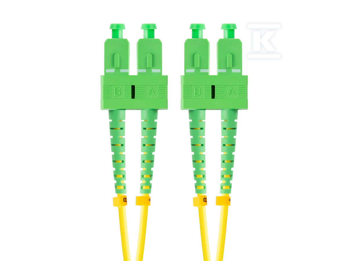Patchcord światłowodowy SM - FO-SASA-SD11-0150-YE