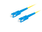 Patchcord światłowodowy SM SC/UPC-SC/UPC simplex 3.0 mm LSZH G657A1 5m żółty