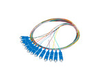 Pigtail оптичний SM SC/UPC EASY strip 9/125 G657A1 12x2M мультиколір