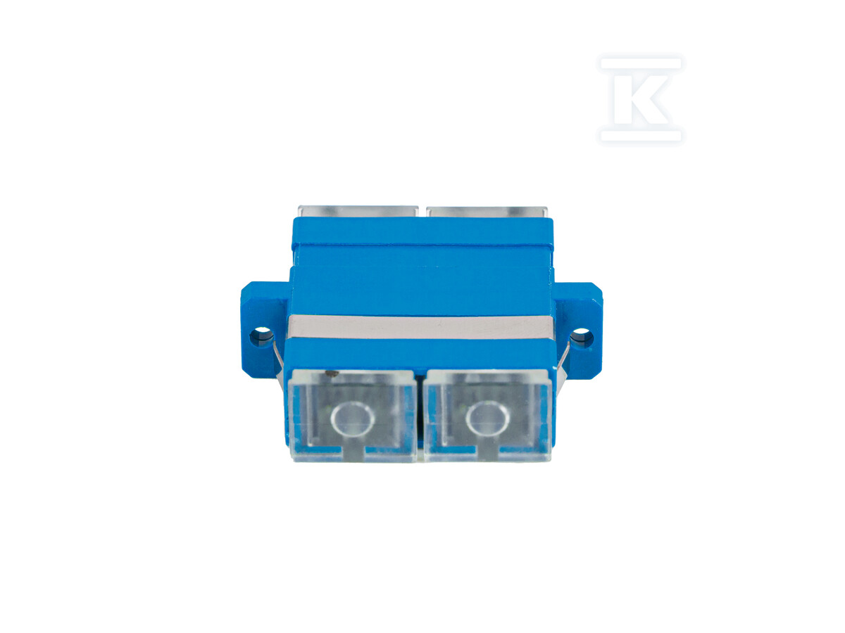 Adapter światłowodowy SM SC/UPC duplex - FA-SCUP-SD01-0001-BU