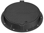 Właz żeliwny dn 600mm okrągły H=80, klasa B125=12.5t, nieryglowany (Basic 600 / Tegra 600 / Tegra 1000)