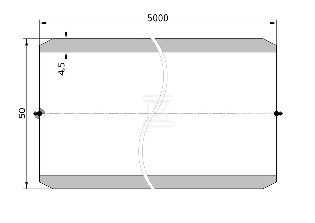 Többrétegű cső 50x4,5mm PEX/AL/PE PN10 - 3018296