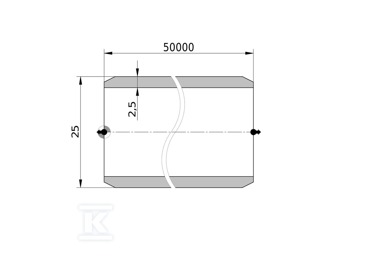 Viacvrstvová rúrka 25x2,5mm PEX/AL/PE - 3023032