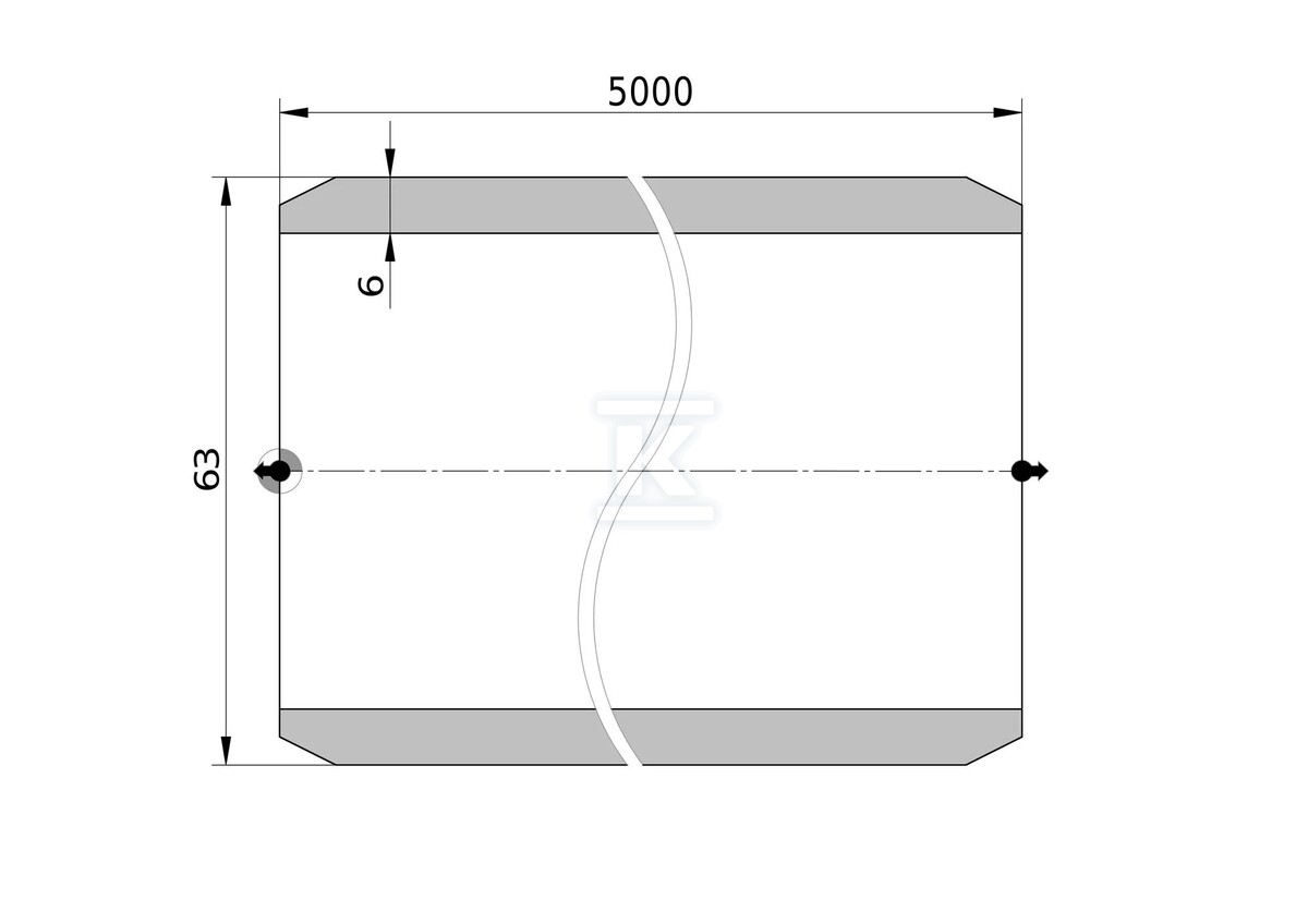 Rúrka PE-x/Al/PE c/z PN10 63x6,0 /5m/ - 3031719