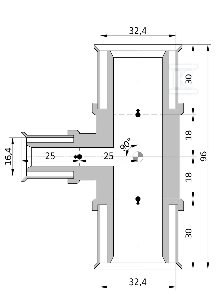 Reducing Tigris M5 fi 32x16x32 - 4064371