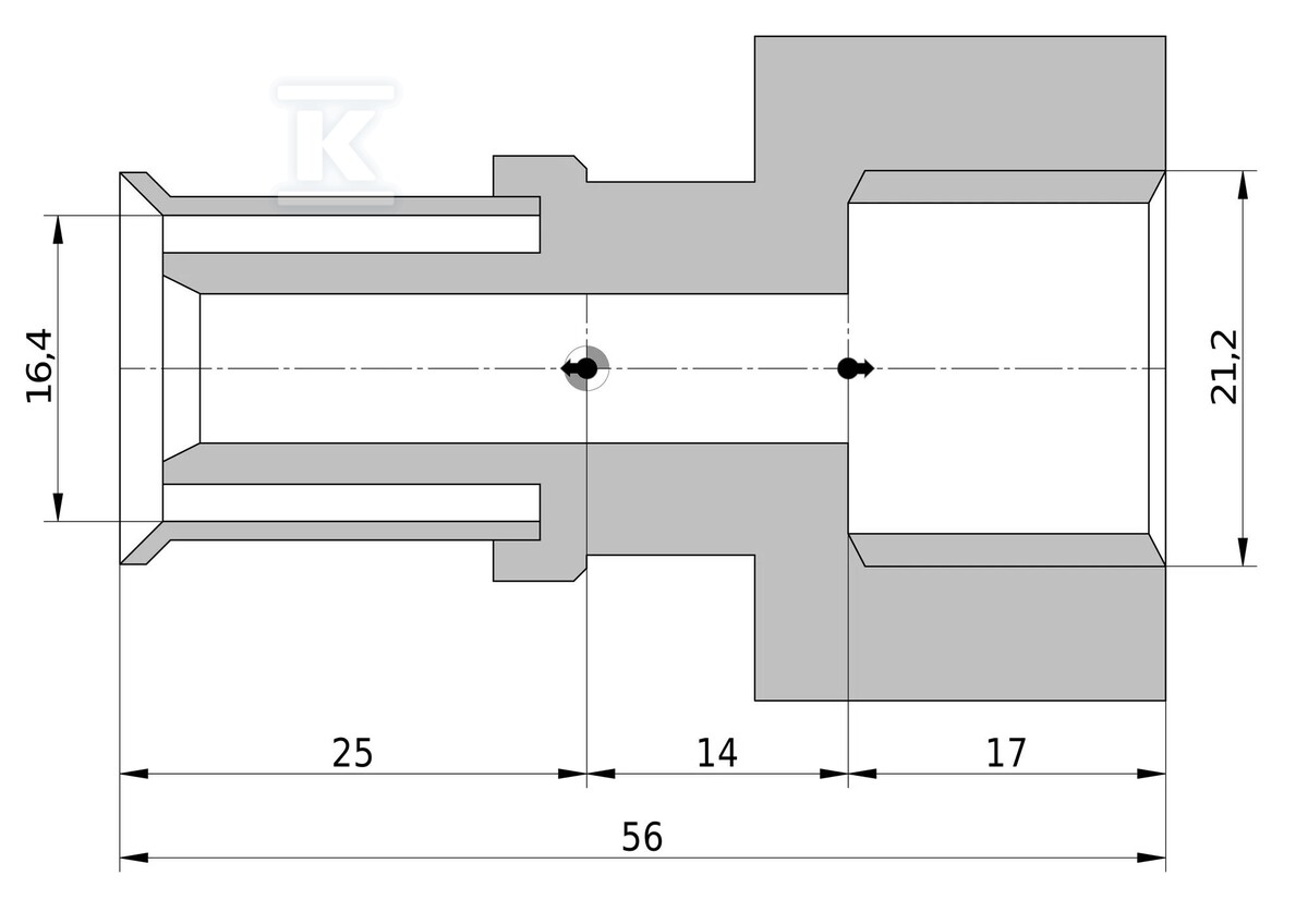 Cuplaj GW K5 C/Z apă PN10 16/ - 3079788