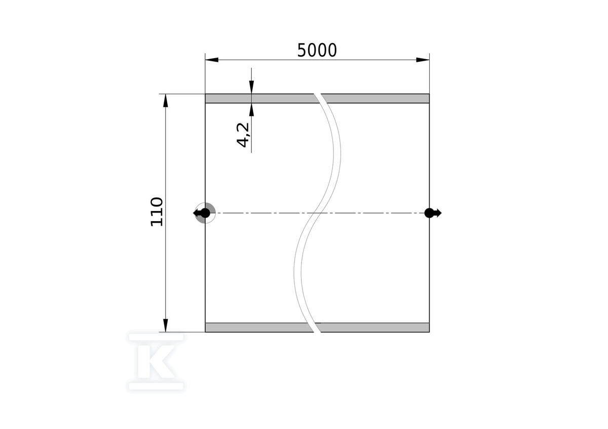 Conductă PEHD 110x4,2X5000mm SDR26 - 3057422