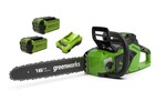 Ланцюгова пила 41 см комплект зарядний пристрій + 2 акумулятори 2Ah GD40CS18K2X 40V