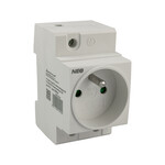 GSTH230 Розетка 230V на DIN-рейку з заземлюючим контактом 2P+Z NEO