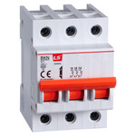 Автоматичний вимикач надструму, 6kA серії BKN 3P 1A характеристика C BKN 3P C1A
