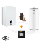 Pakiet z kotłem gazowym kondensacyjnym COMFORT CONNECT BLUEHELIX HiTech 18H + Ecounit TOP 100 + sterownik zdalny wi-fi Connect Smart