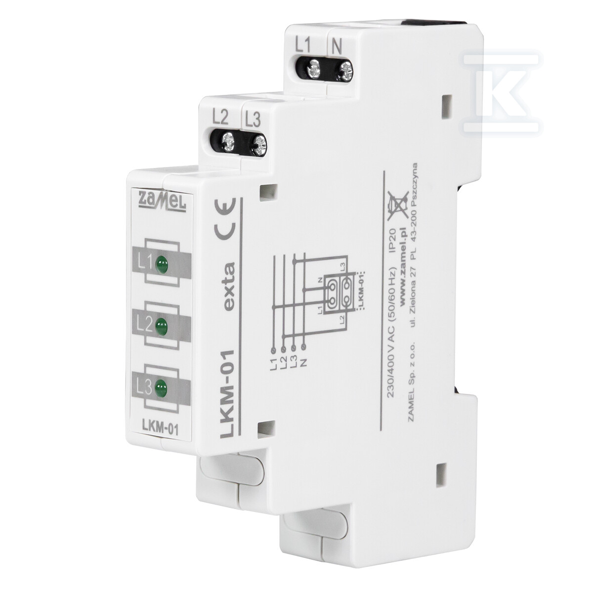 Індикатор живлення 230V/400V 3xLED - EXT10000037